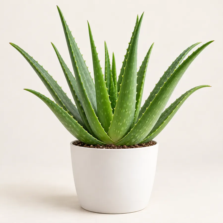 Gift plants in decorative plastic pots