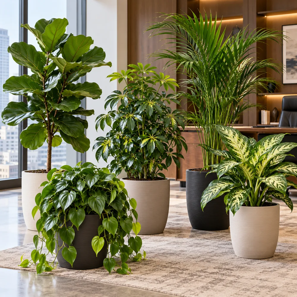 Commercial premium office plant bundle