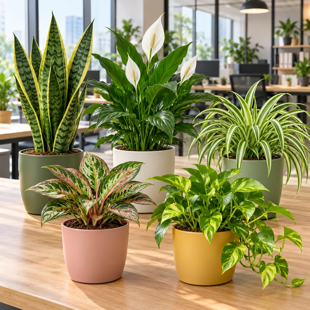 Workspace green plant bundle