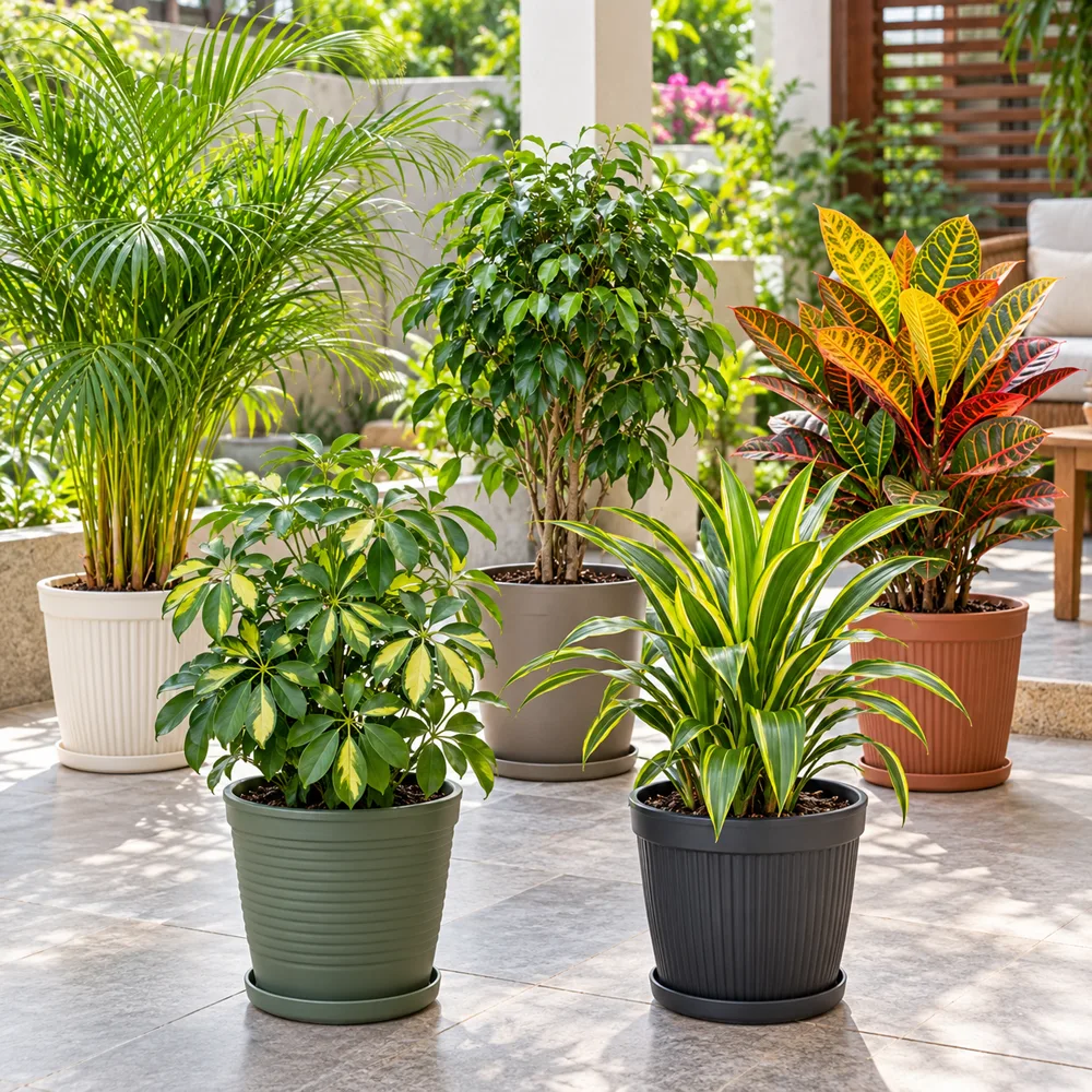 Easy care balcony plant bundle